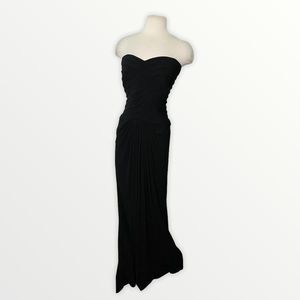 Tadashi Collection black dress gown sz-s